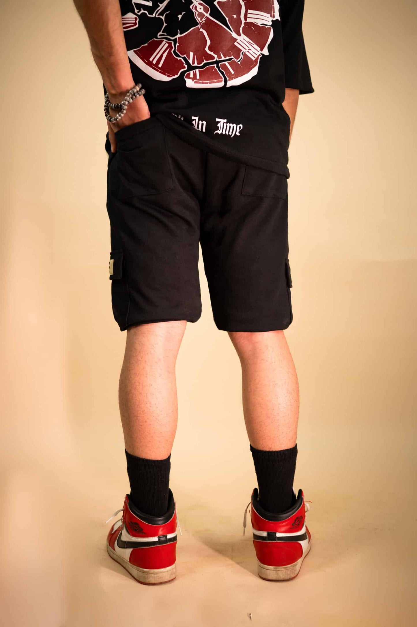 CARGO SHORTS - BLACK