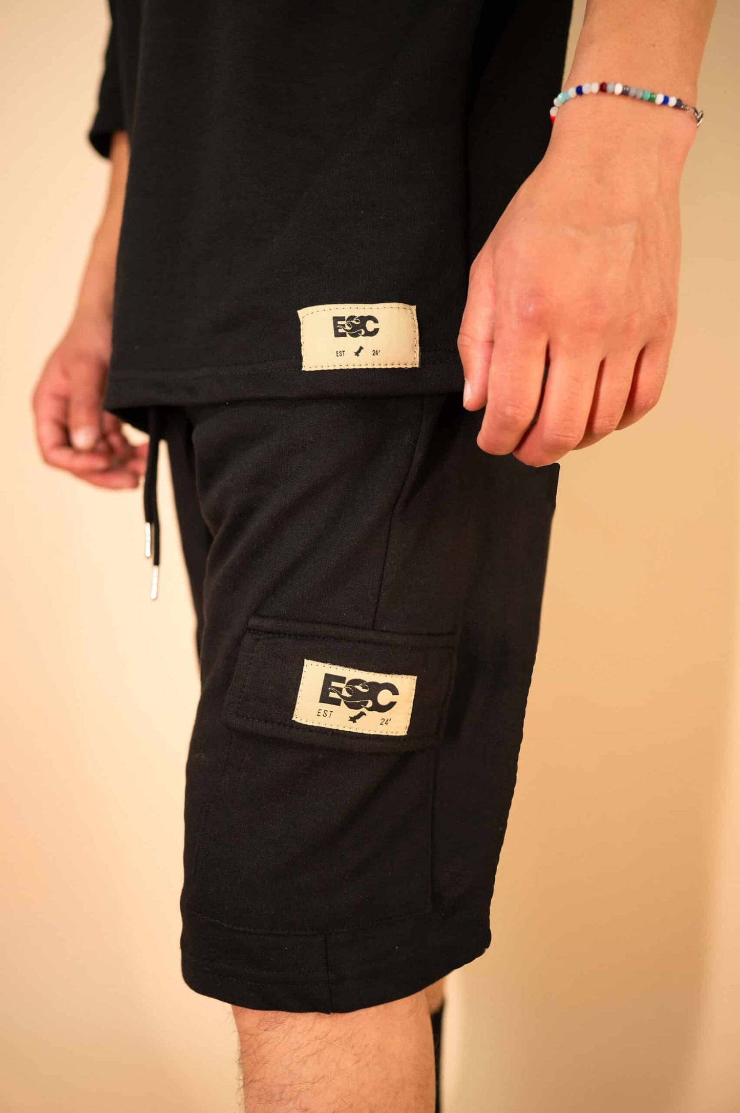 CARGO SHORTS - BLACK