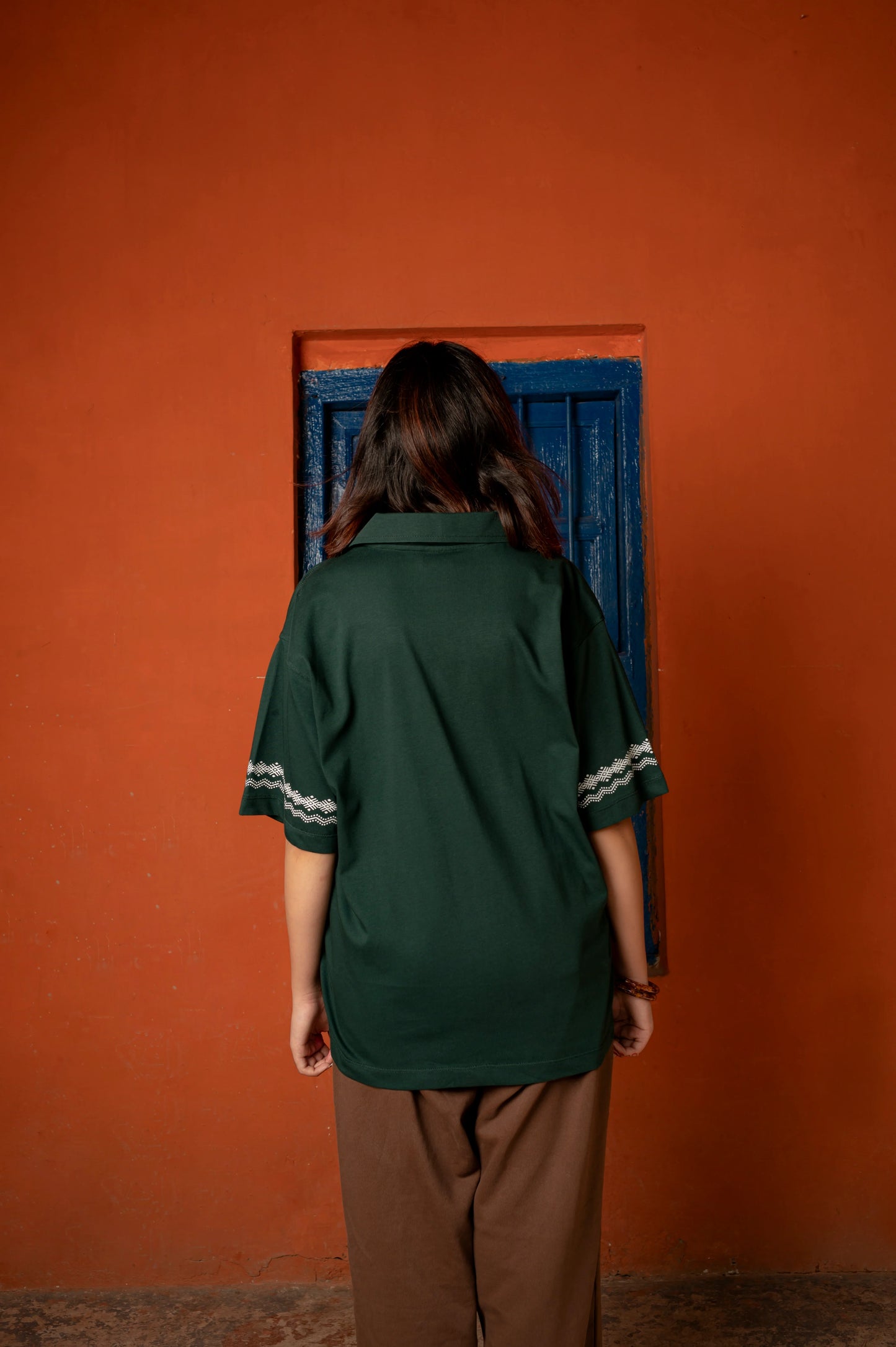 Dark Green Button Down Shirt