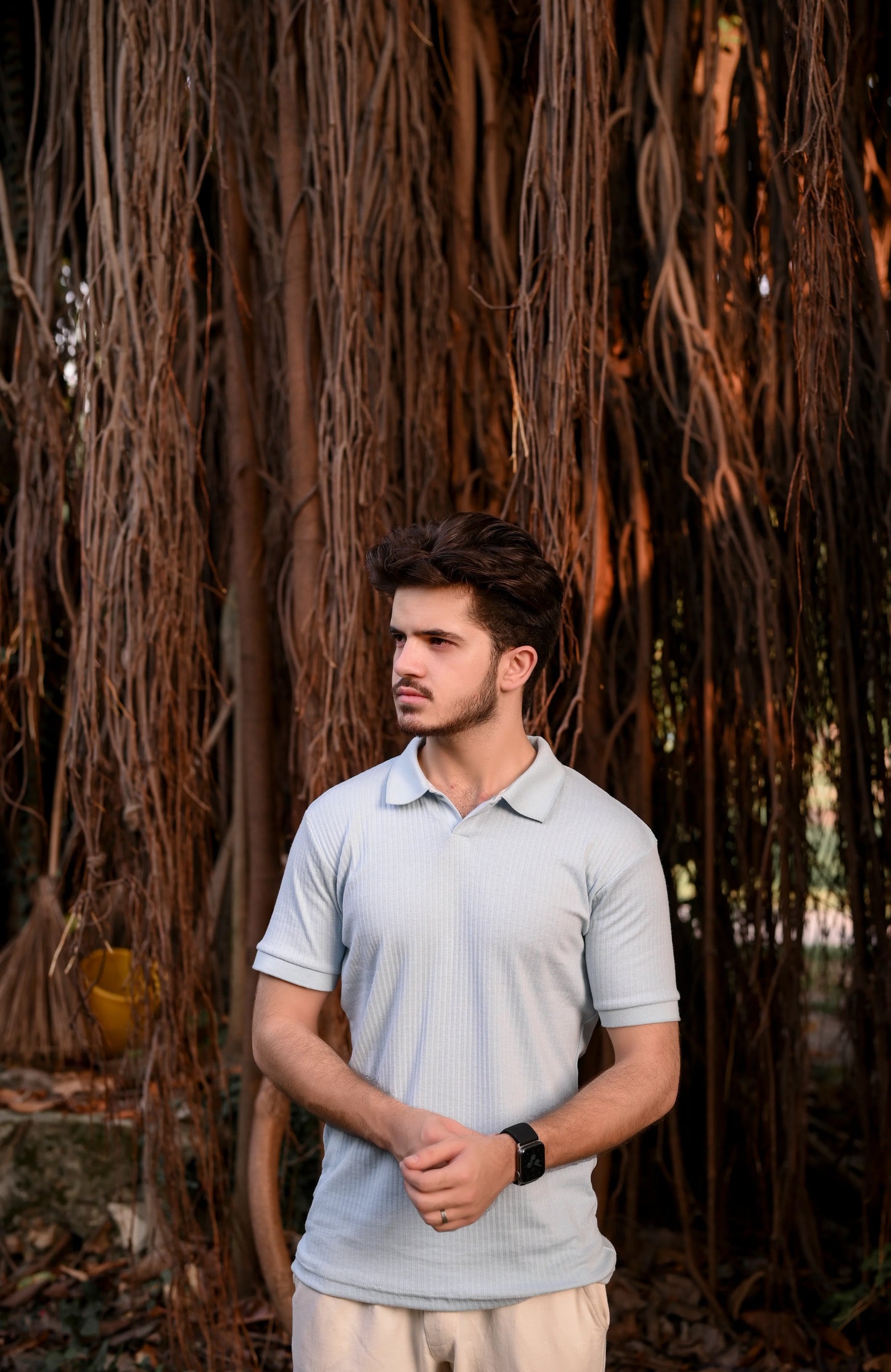 Drop Needle Polo - Ocean Breeze