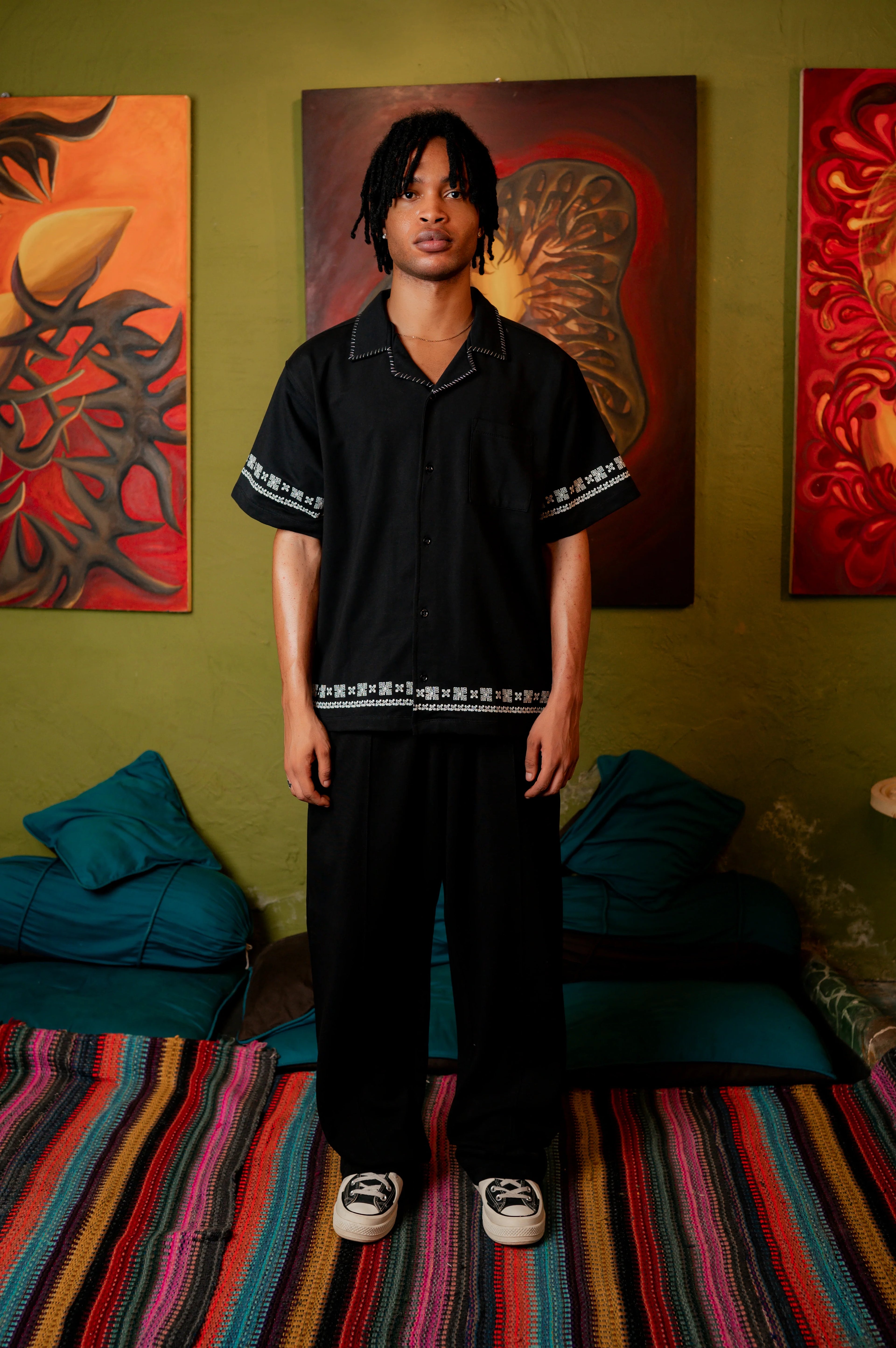 Black Button Down Shirt (Premium)