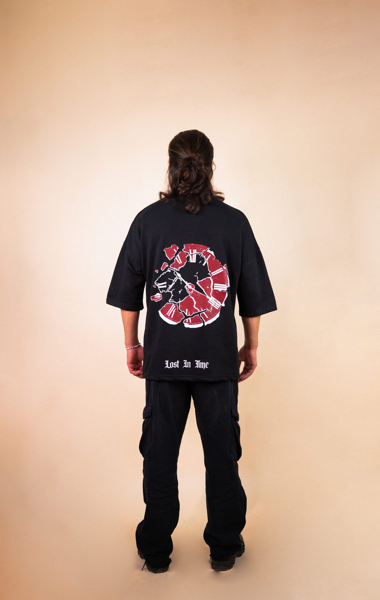 LOST IN TIME OVERSIZED TEE SHIRT