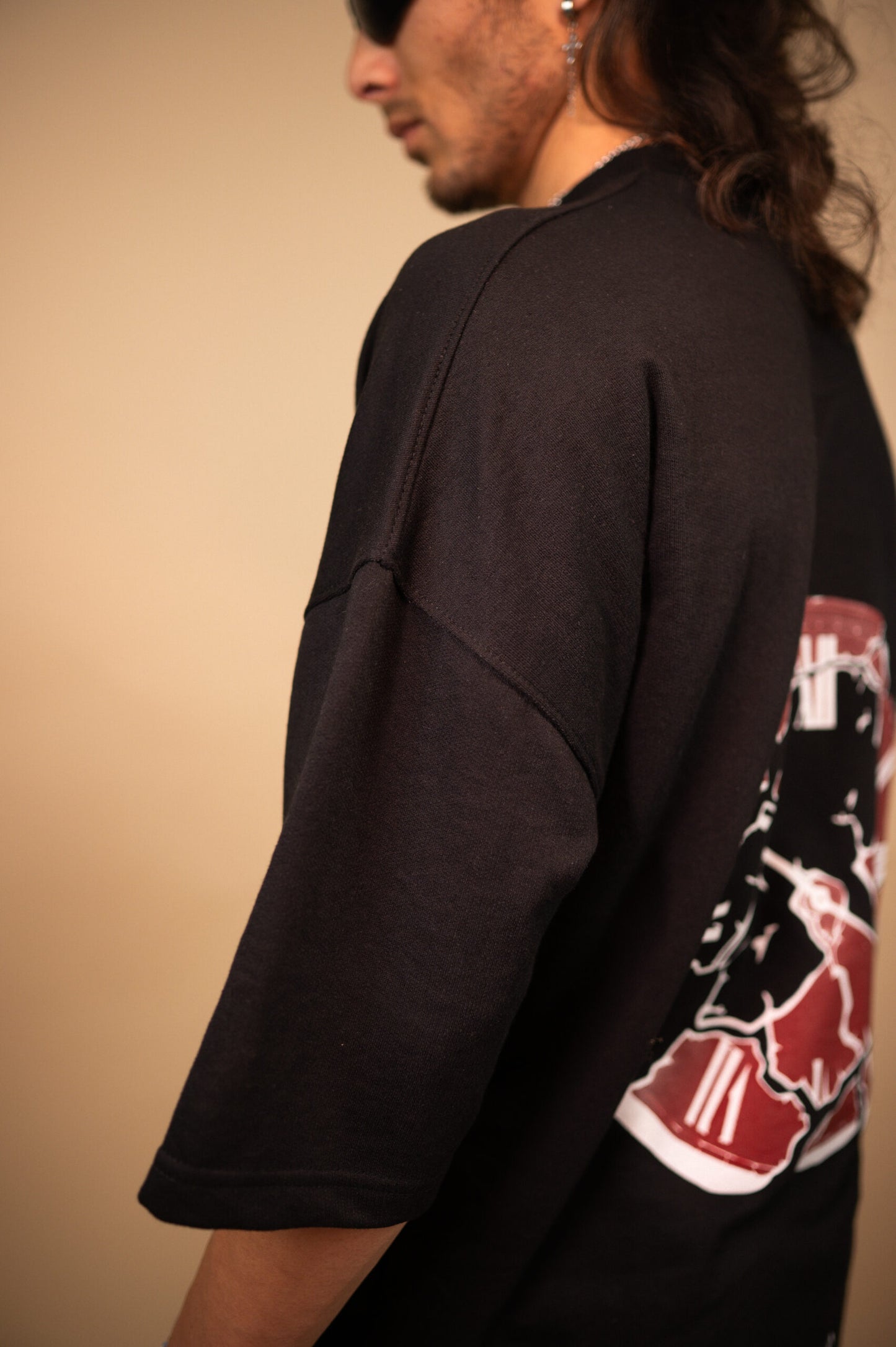 LOST IN TIME OVERSIZED TEE SHIRT